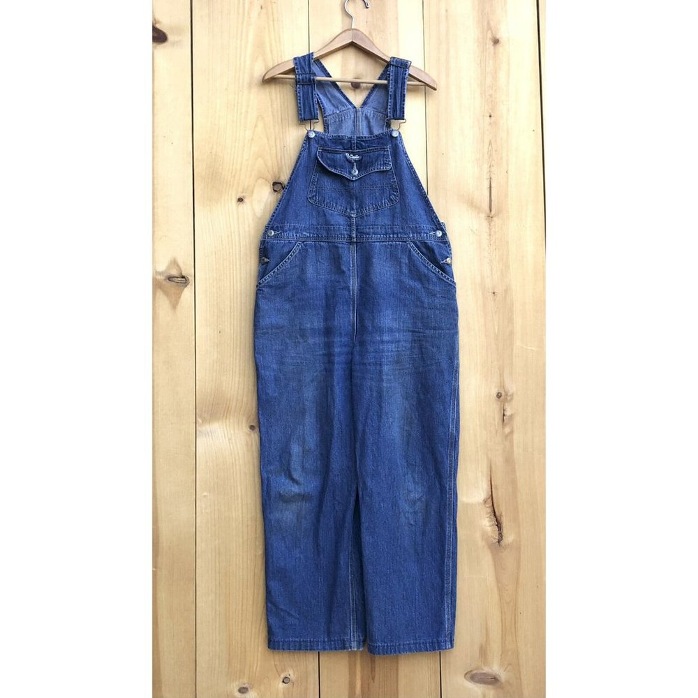 Walls Cowgirl Ranchwear Denim Overalls Women’s Sz Large